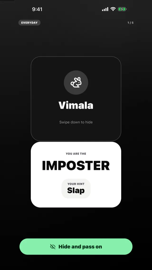 Imposter — card imposter